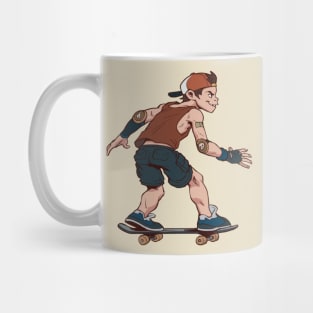 Red Skater Mug